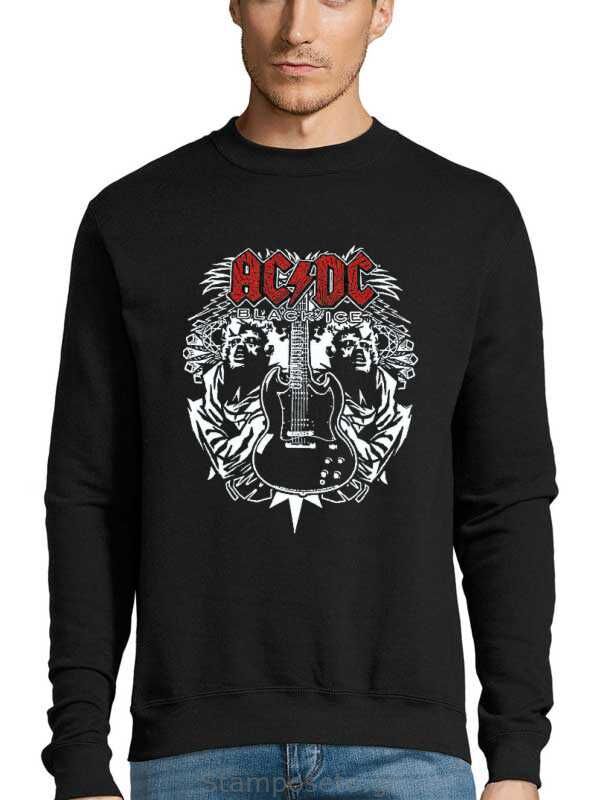 Μπλούζα με μεταξοτυπία AC/DC Black Ice