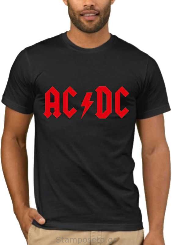Μπλούζα με στάμπα AC/DC  1018