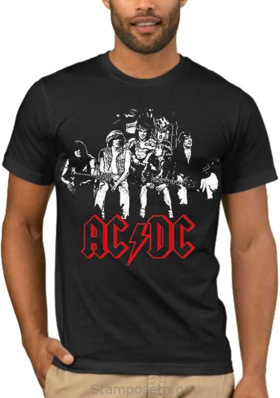 Μπλούζα με στάμπα AC/DC Original Band Members
