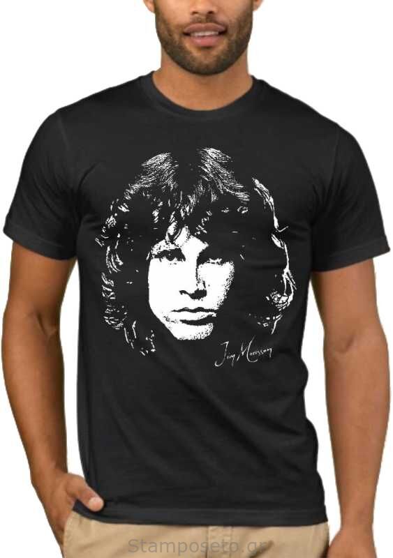 Μπλούζα με στάμπα Jim Morrison Licensed Portrait