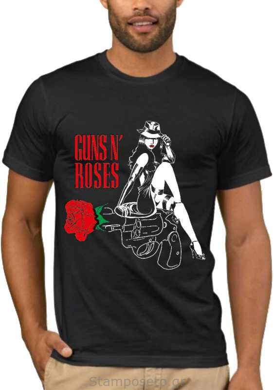 Μπλούζα με στάμπα  Guns n Roses 1204