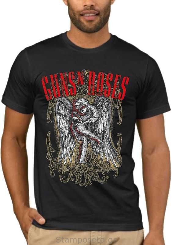 Μπλούζα με στάμπα  Guns n Roses Sketched Cherub