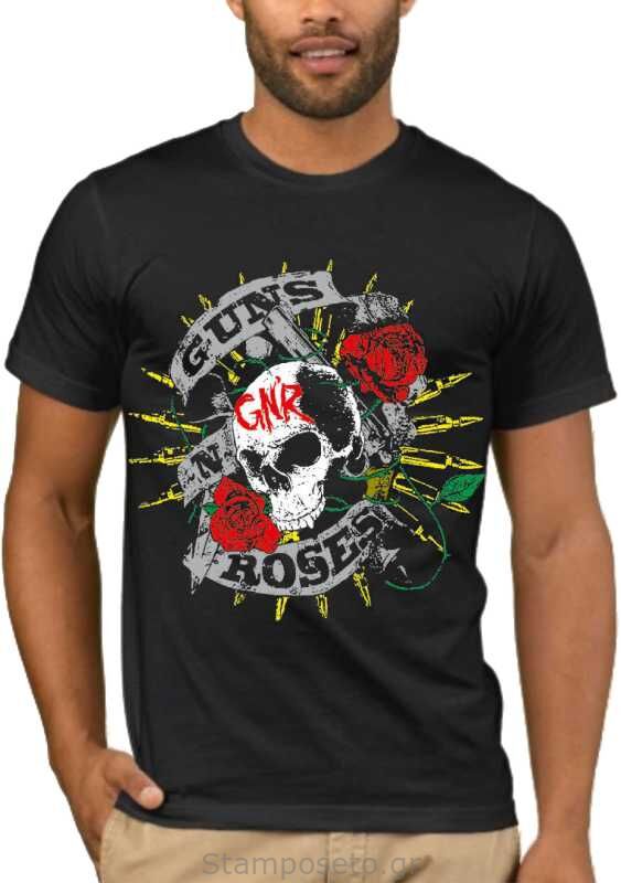 Μπλούζα με στάμπα  Guns n Roses 1208