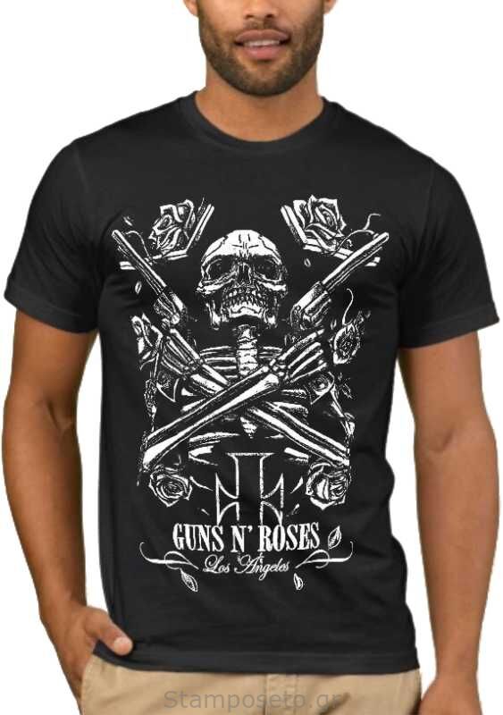 Μπλούζα με στάμπα  Guns n Roses Los Angeles