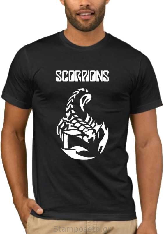 Μπλούζα με στάμπα Scorpions Metal Rock Band