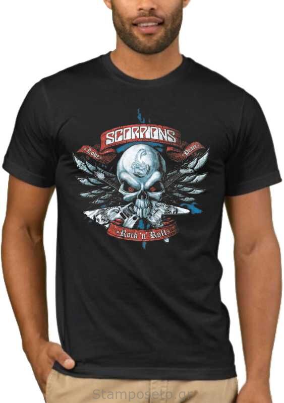 Μπλούζα με στάμπα Scorpions  Rock'n Roll Forever