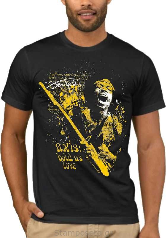 Μπλούζα με στάμπα Jimi Hendrix Axis Bold As Love