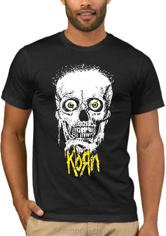 Μπλούζα με στάμπα Korn Giant Skull