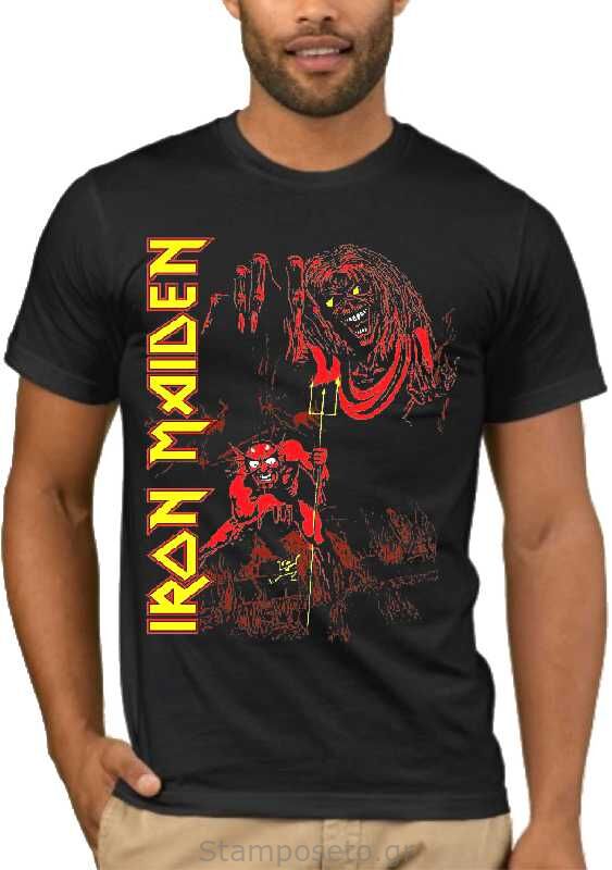Μπλούζα με στάμπα Iron Maiden Number of the Beast
