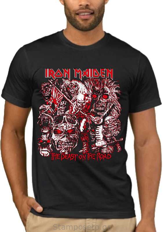Μπλούζα με στάμπα Iron Maiden The Best On The Road