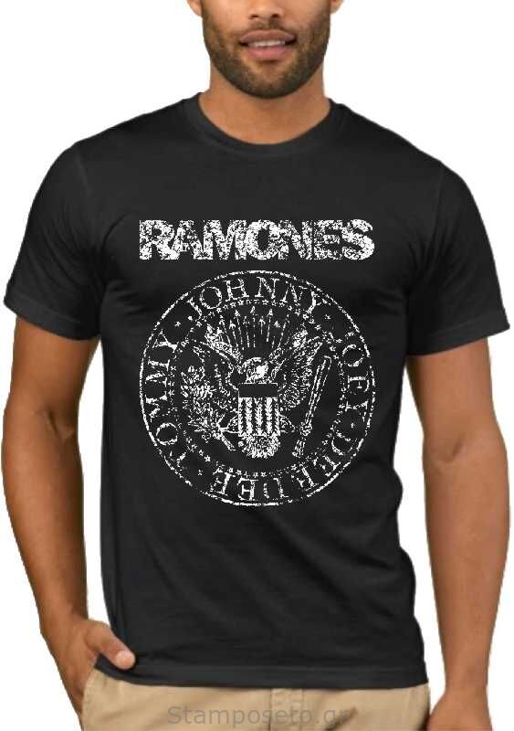 Μπλούζα με στάμπα Ramones Vintage Eagle Seal