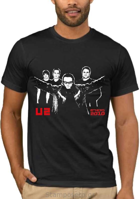 Μπλούζα με στάμπα U2 Achtung Baby