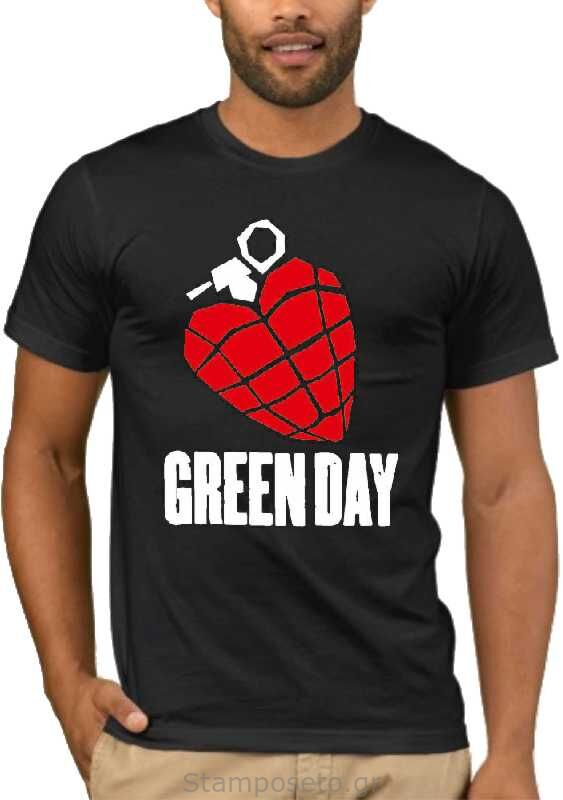 Μπλούζα με στάμπα Green Day American Idiot
