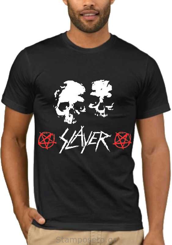 Μπλούζα με στάμπα Slayer Skulls