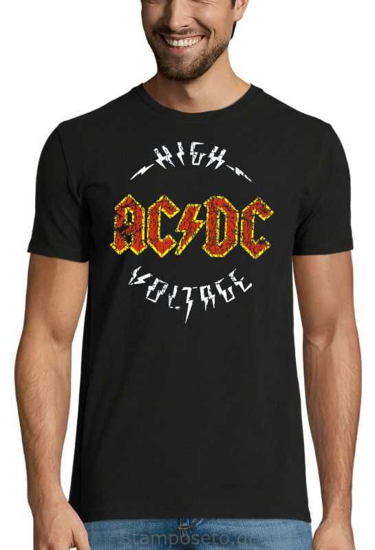 Μπλούζα με μεταξοτυπία AC/DC High Voltage T-Shirt Black