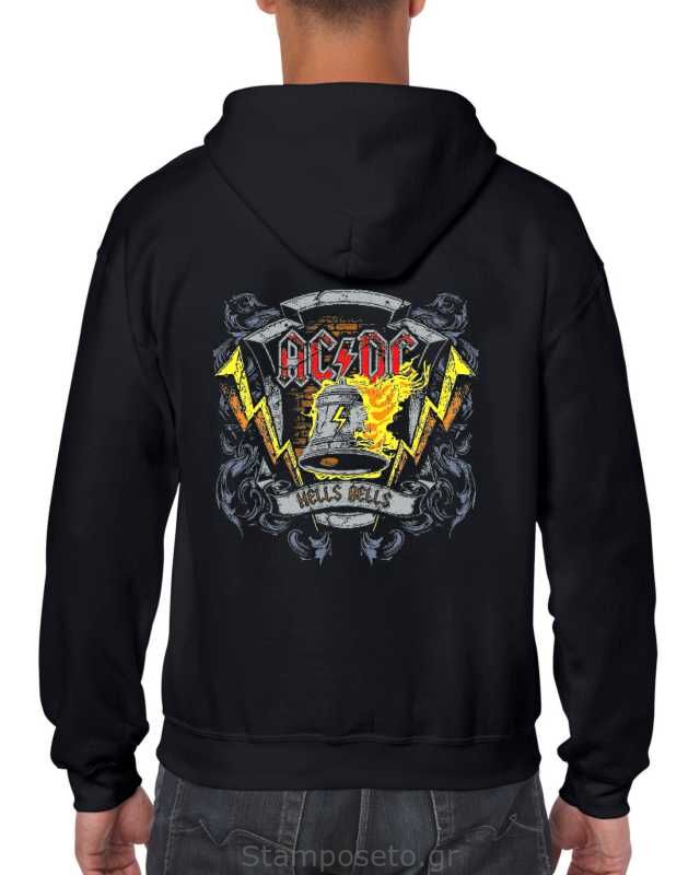 Μπλούζα με μεταξοτυπία AC/DC Hells Bells