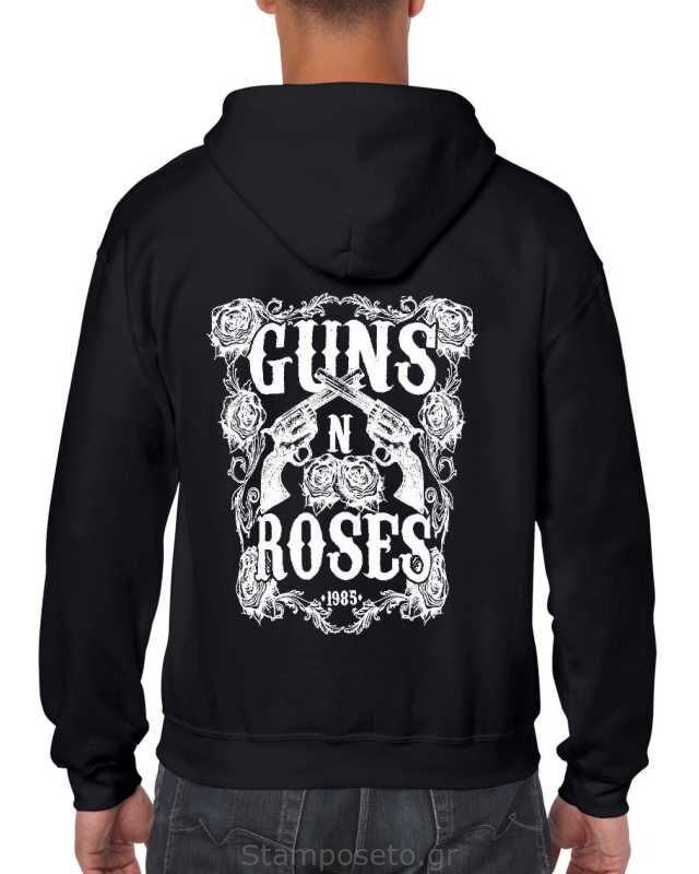 Μπλούζα με μεταξοτυπία Guns n Roses 1985