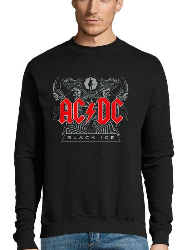 Μπλούζα με μεταξοτυπία AC/DC Black Ice
