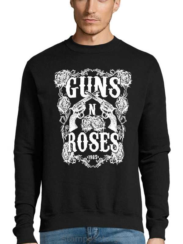 Μπλούζα με μεταξοτυπία Guns n Roses 1985