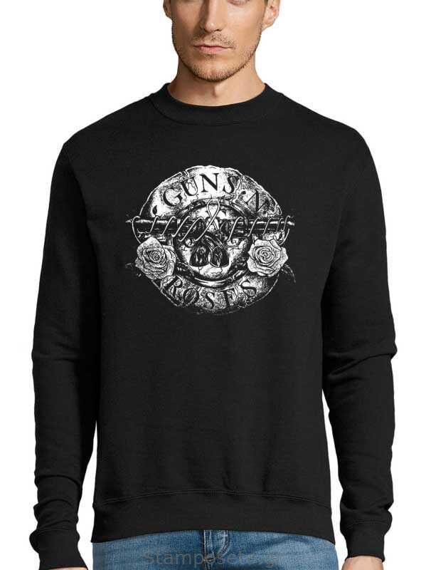 Μπλούζα με μεταξοτυπία Guns n Roses Pistols
