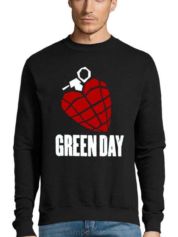 Μπλούζα με μεταξοτυπία Green Day American Idiot