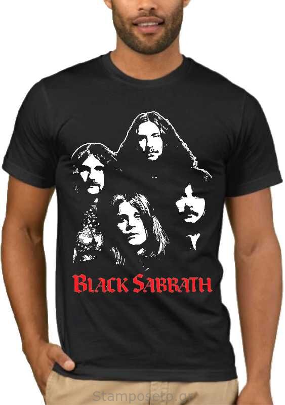Μπλούζα με μεταξοτυπία Black Sabbath Breaking The Band