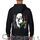 Μπλούζα με μεταξοτυπία σε μαύρο φούτερ με κουκούλα Bob Marley Rasta Cannabis Smoke