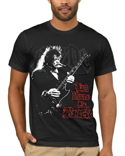 Μπλούζα με στάμπα AC/DC Let There Be Rock