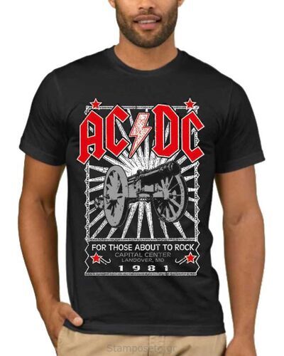 Μπλούζα με στάμπα AC/DC For Those About to Rock