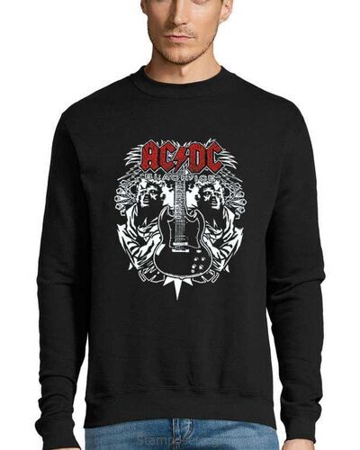 Μπλούζα με μεταξοτυπία AC/DC Black Ice
