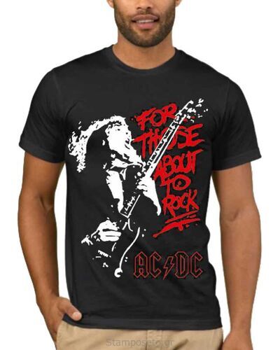 Μπλούζα με στάμπα AC/DC For Those About To Rock
