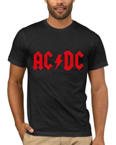 Μπλούζα με στάμπα AC/DC  1018