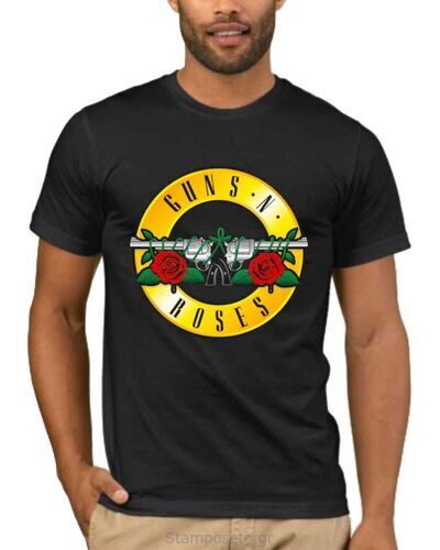 Μπλούζα με στάμπα  Guns n Roses Distressed