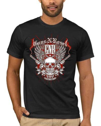 Μπλούζα με στάμπα  Guns n Roses Destruction