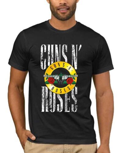 Μπλούζα με στάμπα  Guns n Roses Distressed