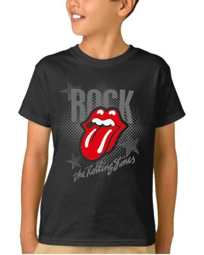 Παιδικό μπλουζάκι με μεταξοτυπία Rolling Stones Rock