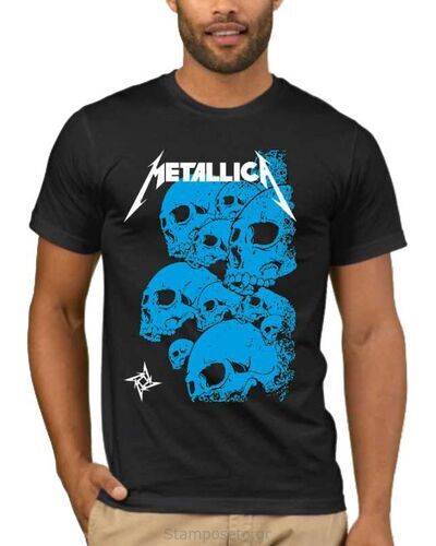 Μπλούζα με στάμπα Metallica Skulls