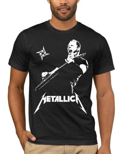 Μπλούζα με στάμπα Metallica 1493