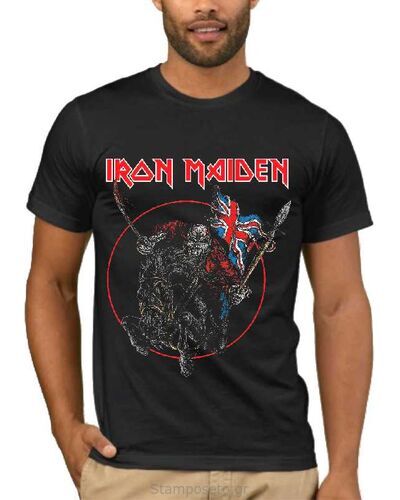 Μπλούζα με στάμπα Iron Maiden Trooper