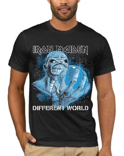 Μπλούζα με στάμπα Iron Maiden Different World