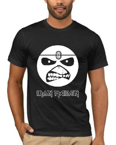 Μπλούζα με στάμπα Iron Maiden Eddie Smile