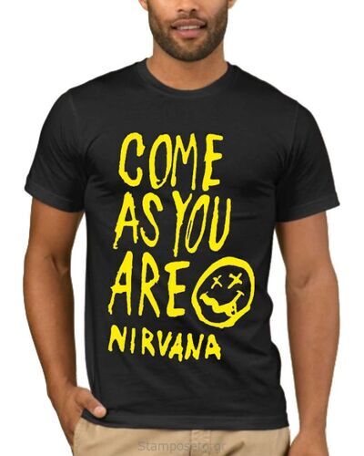 Μπλούζα με στάμπα Nirvana Come As You Are