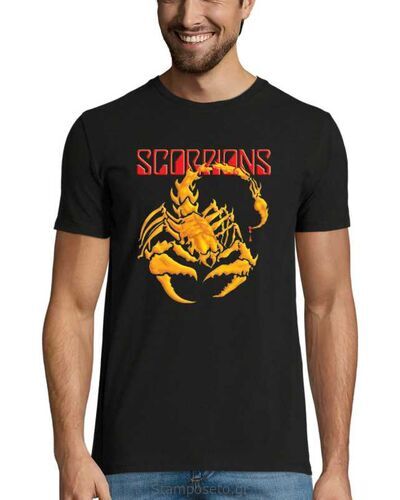 Μπλούζα με μεταξοτυπία Scorpions Golden