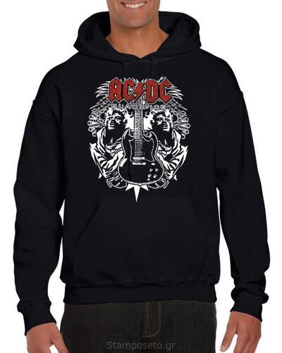 Μπλούζα με μεταξοτυπία AC/DC Black Ice