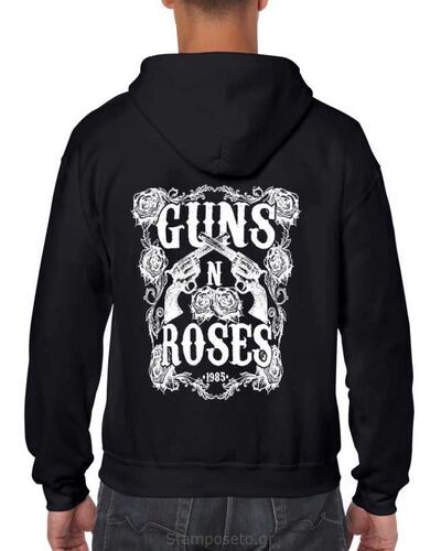 Μπλούζα με μεταξοτυπία Guns n Roses 1985