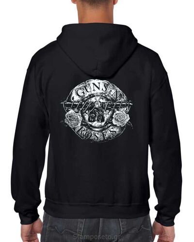 Μπλούζα με μεταξοτυπία Guns n Roses Pistols