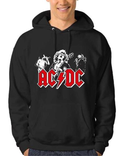 Μπλούζα με μεταξοτυπία AC/DC Back In Black