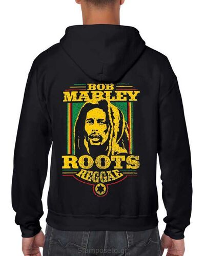Μπλούζα με μεταξοτυπία Bob Marley Roots Reggae