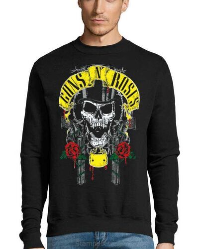 Μπλούζα με μεταξοτυπία Guns N' Roses Slash Skull Head