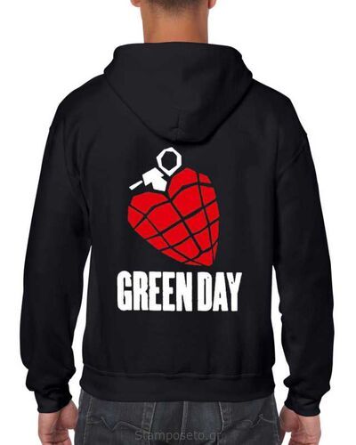 Μπλούζα με μεταξοτυπία Green Day American Idiot